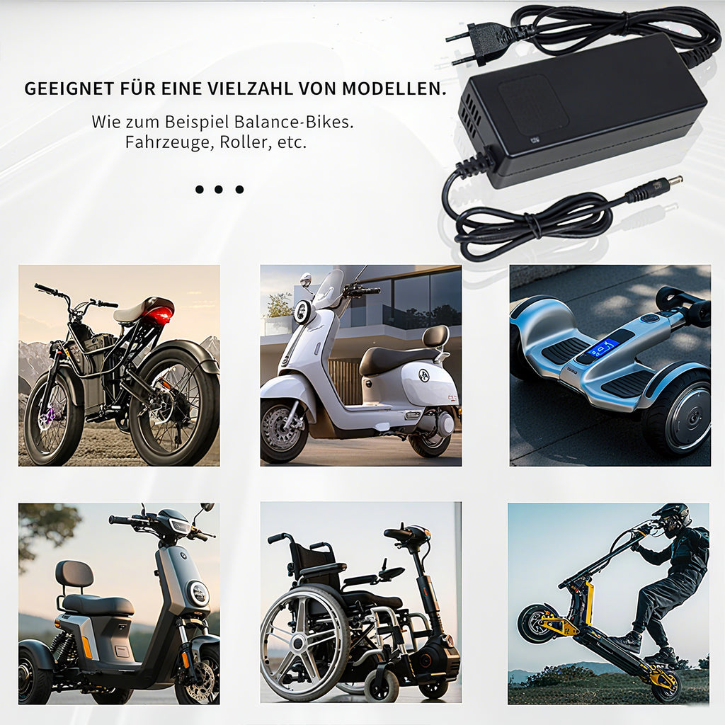 YZPOWER 48v Lithium Battery Charger,54.6v 2A Power Charger Adapter DC 1 Prong 5.5 2.1mm Replacement for 48v Li-ion Battery Pack